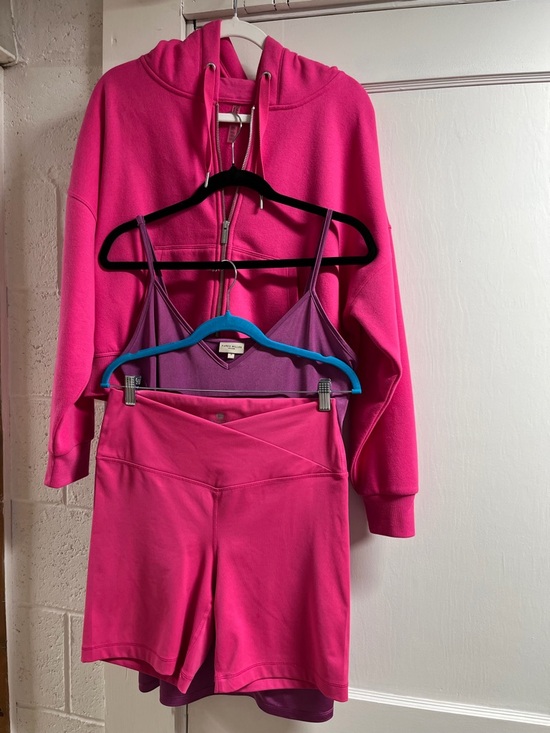 Calvin Klein Performance Tops - Lot of women’s clothes. Calvin Klein Performance Hot Pink Zip Hoodie/shorts/slip